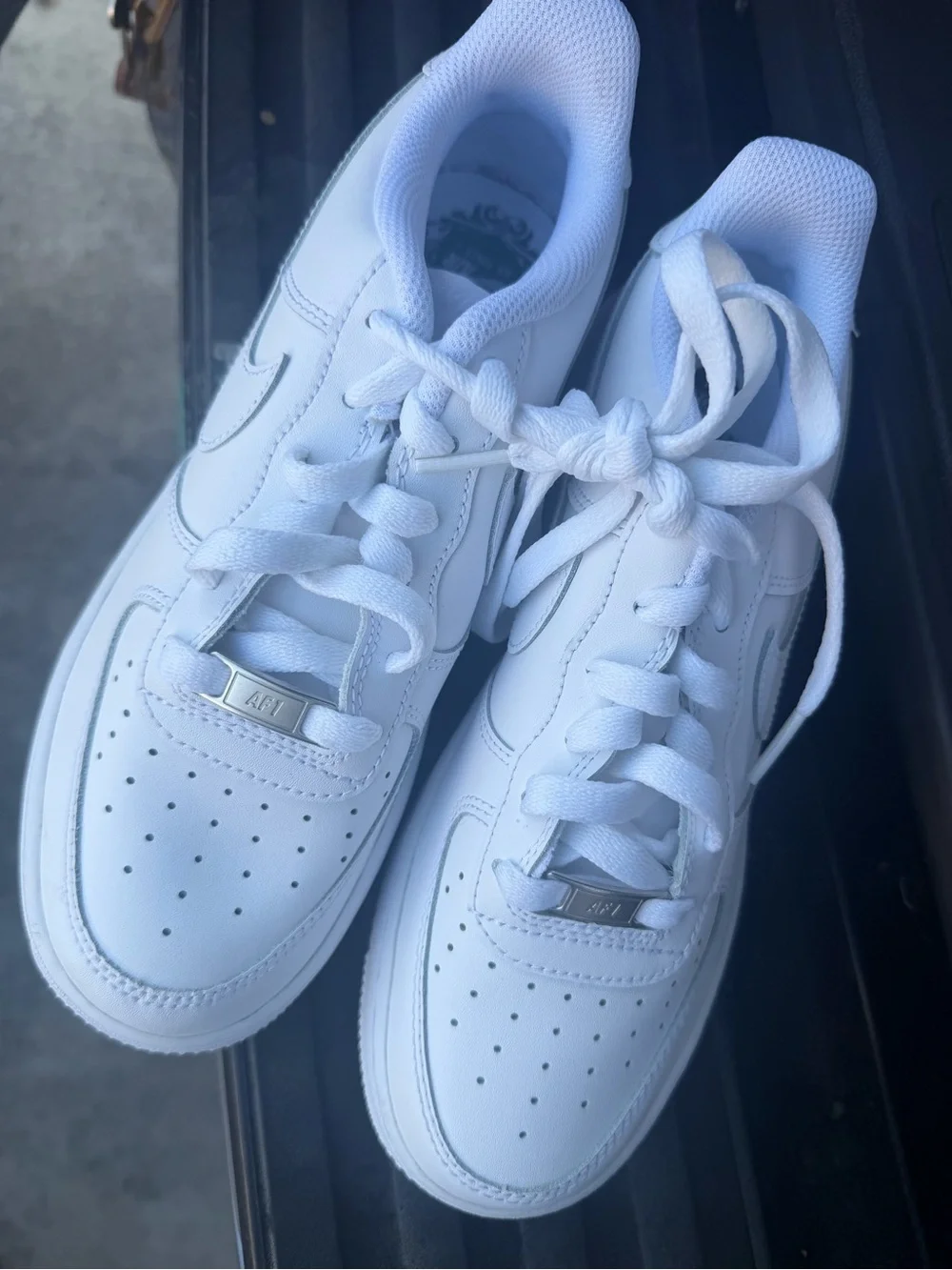 Nike Kids White Low-Top Sneakers